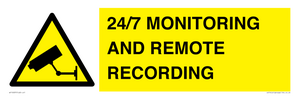 24/7 MONITORING AND REMOTE RECORDING